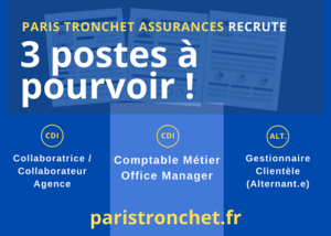 PARIS TRONCHET RECRUTE