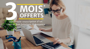 3 mois offerts Prévoyance PARIS TRONCHET ASSURANCES