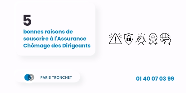 assurance chômage du dirigeant